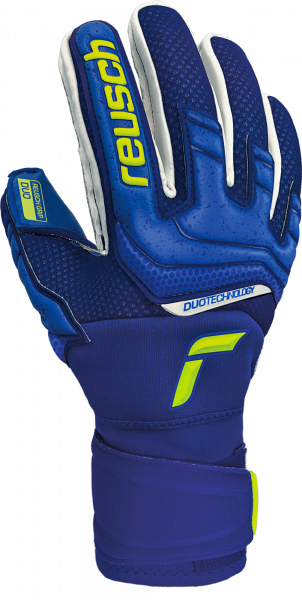 Reusch Attrakt Duo 5170055 4949 blue yellow front